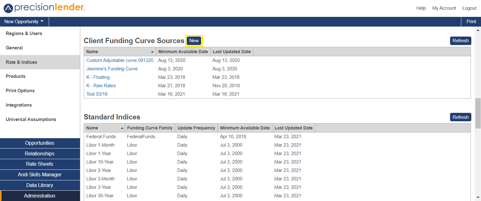 Creating and Editing Custom Funding Curves – Support Center